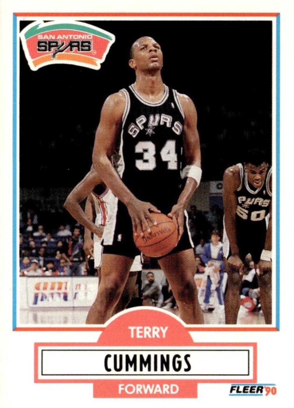 Terry Cummings #170 1990-91 Fleer Basketball
