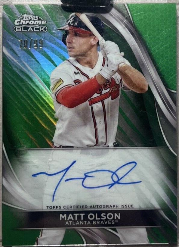 Matt Olson [Green Refractor] #CBA-MO