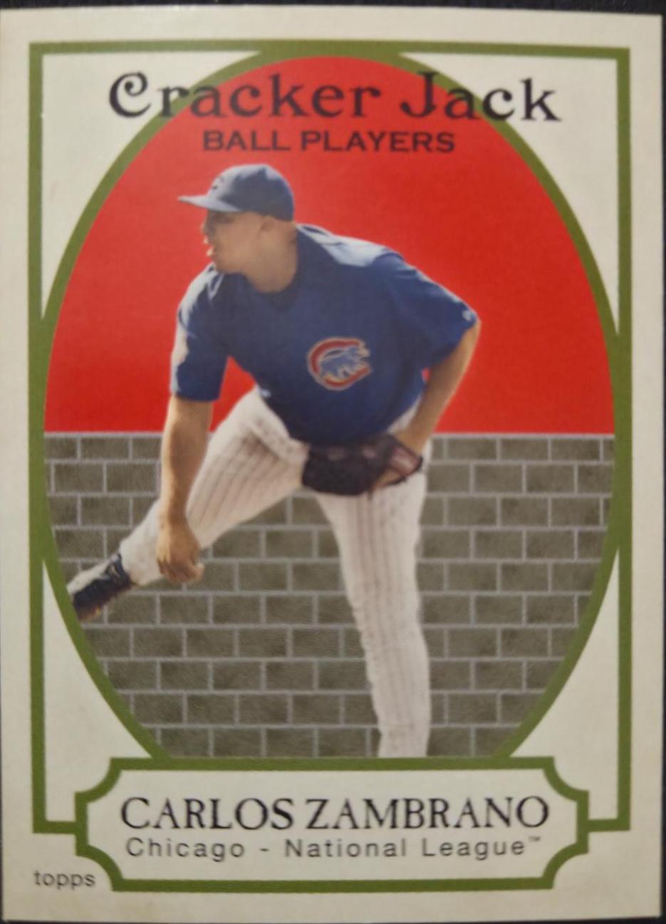 Carlos Zambrano #34 2005 Topps Cracker Jack Baseball