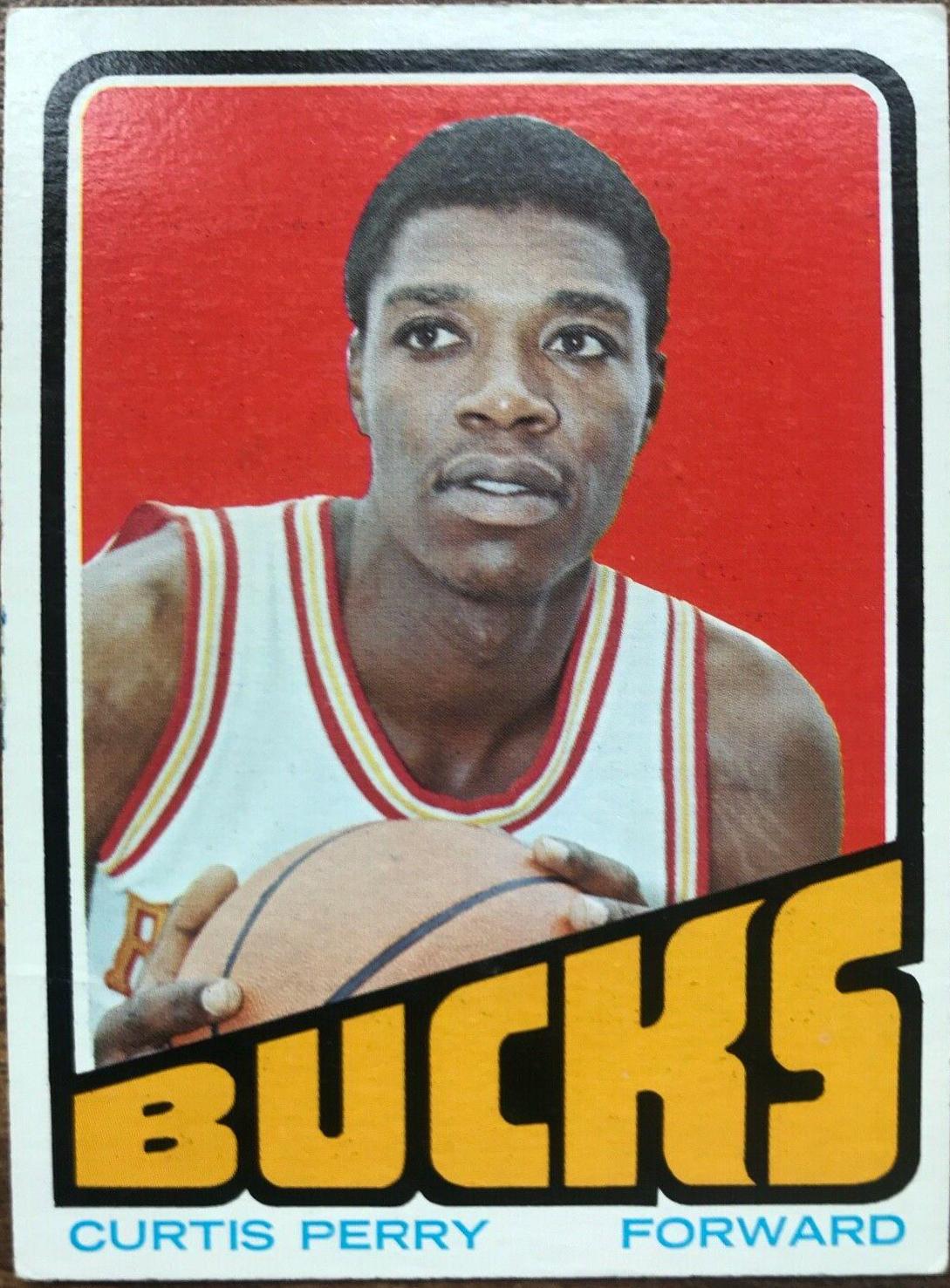 Curtis Perry #4 Basketball Cards 1972 Topps
