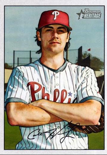 Cole Hamels #169 2007 Bowman Heritage Baseball