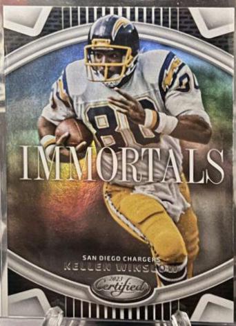 Kellen Winslow #I-11 Football Cards 2023 Panini Certified Immortals