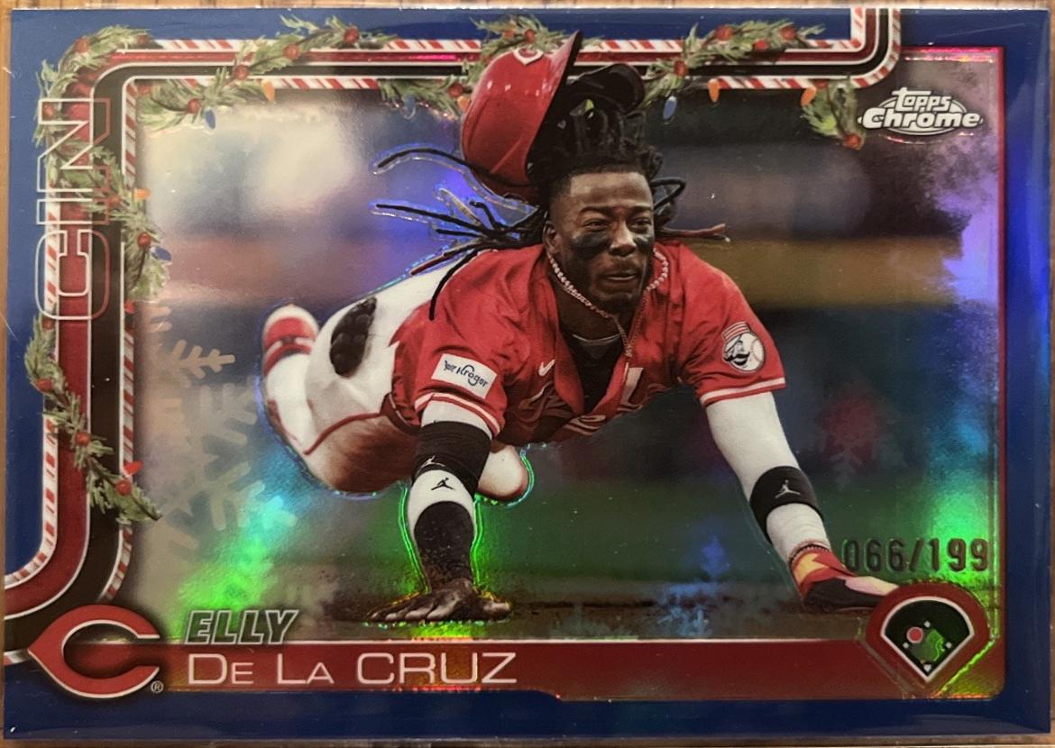 Elly De La Cruz [Blue] #HC97 Prices | 2025 Topps Holiday Chrome