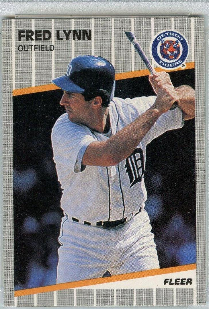 Fred Lynn #138 1989 Fleer Baseball