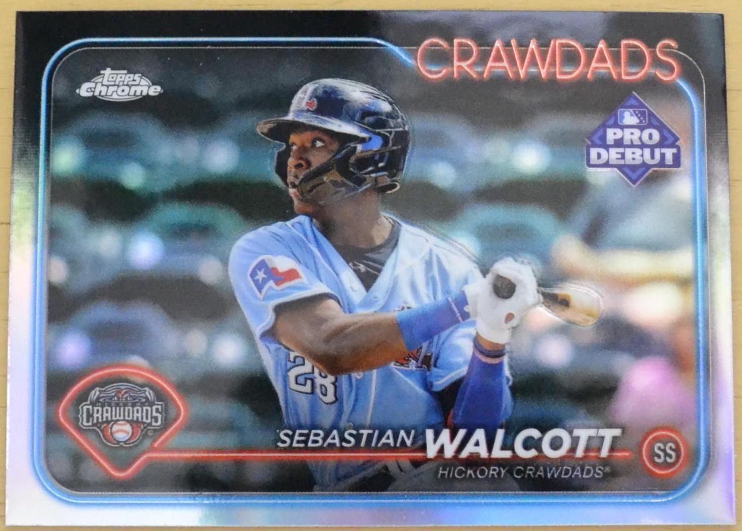 Sebastian Walcott #PDC-46 Baseball Cards 2024 Topps Pro Debut Chrome