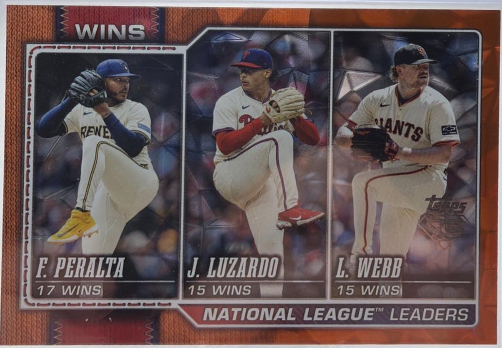 National League Leaders Wins [Orange Diamante] #117