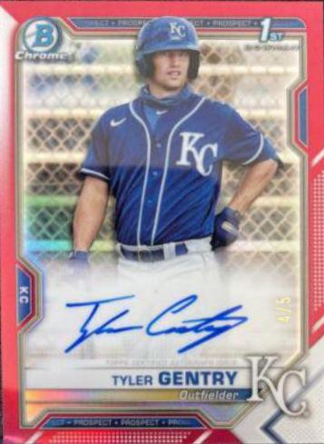 Tyler Gentry [Red Refractor] #CPA-TG
