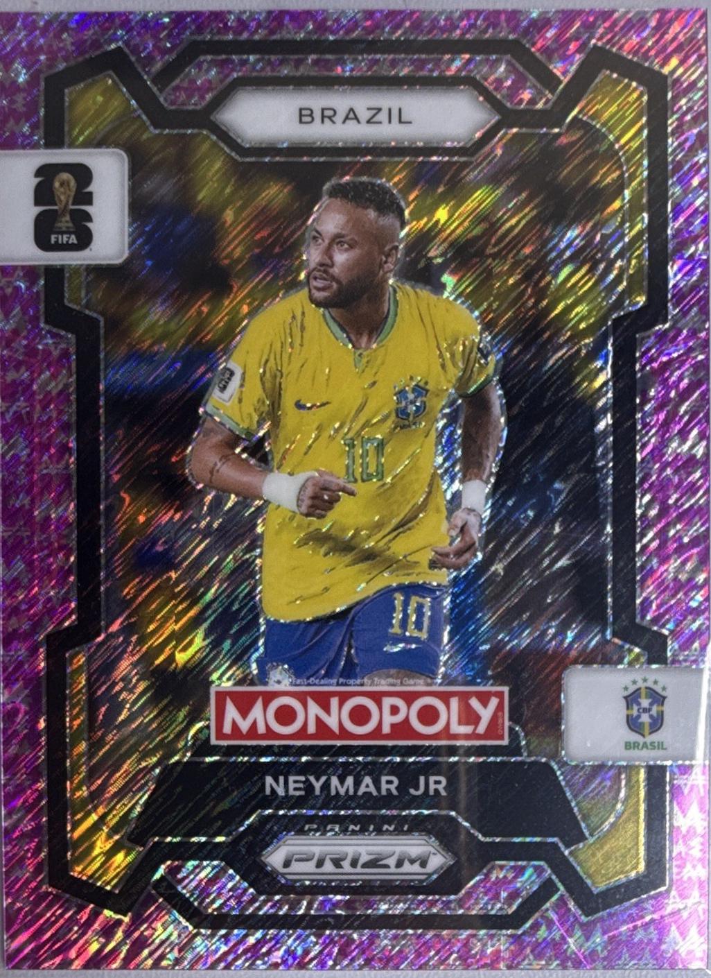 Neymar Jr. [Black Gold] #15 Prices | 2026 Panini Prizm Monopoly