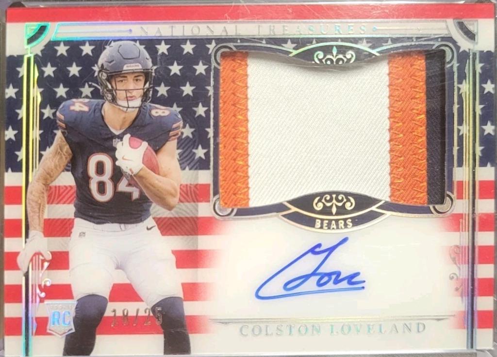 Colston Loveland [Holo Silver Stars and Stripes Rookie Patch Autograph] #166