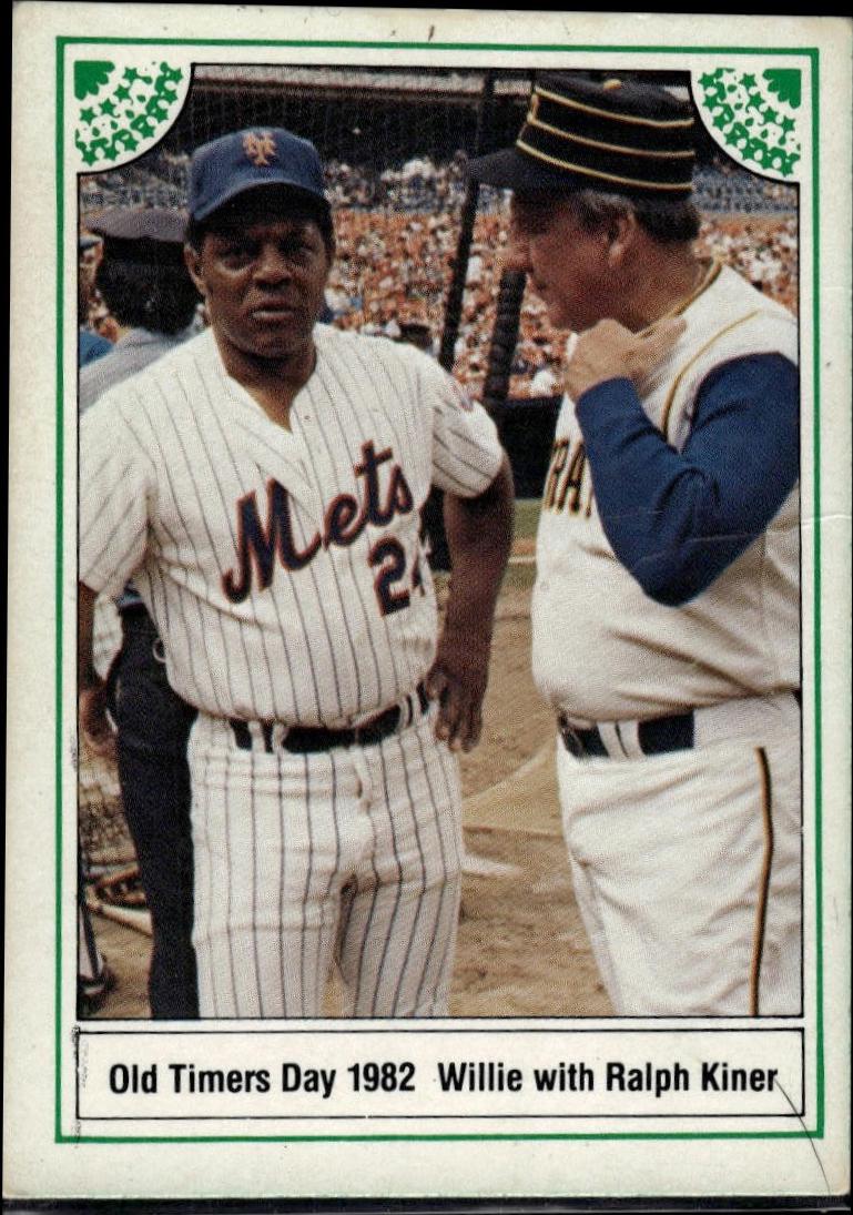 Willie Mays / Ralph Kiner #12 1983 Asa The Willie Mays Story Baseball