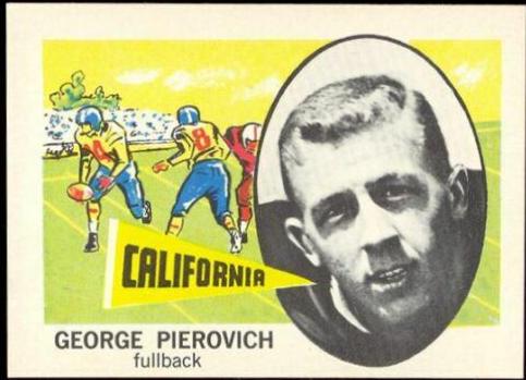 George Pierovich #165 1961 Nu Card Football