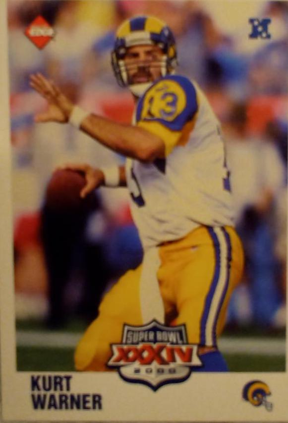 Kurt Warner ##R9 Football Cards 2000 Collector's Edge Super Bowl