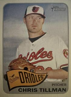 Chris Tillman #290 2014 Topps Heritage
