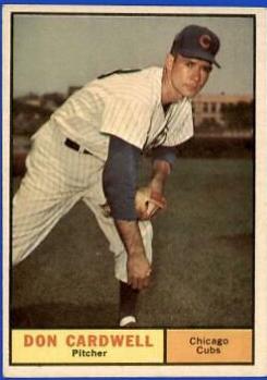 Don Cardwell #564 1961 Topps Baseball