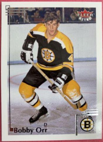 Bobby Orr #89 Hockey Cards 2012 Fleer Retro