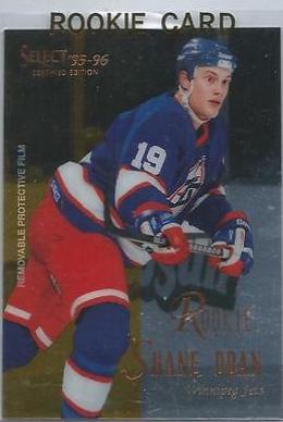 Shane Doan #114 Hockey Cards 1995 Select Certified