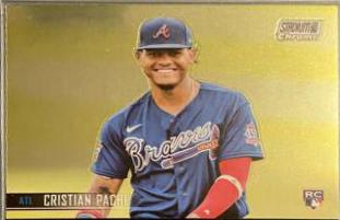 Cristian Pache #245 2021 Stadium Club Chrome Baseball