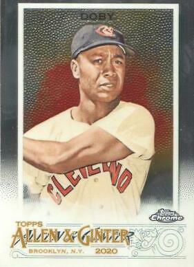 Larry Doby #4 Baseball Cards 2020 Topps Allen & Ginter Chrome