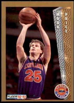 Mark Price #242 Basketball Cards 1992 Fleer