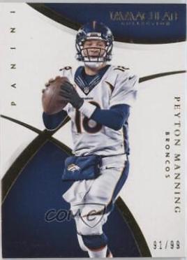 Peyton Manning #18 Football Cards 2015 Panini Immaculate
