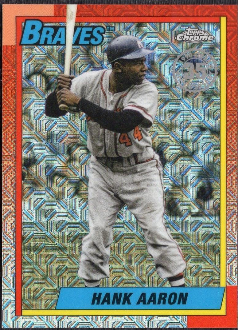 Hank Aaron #U90C-46 Prices | 2025 Topps Update 1990 Chrome