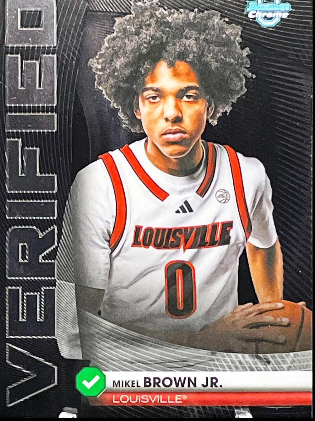 Mikel Brown Jr. #BV-11 2025-26 Bowman Basketball Bowman Verified