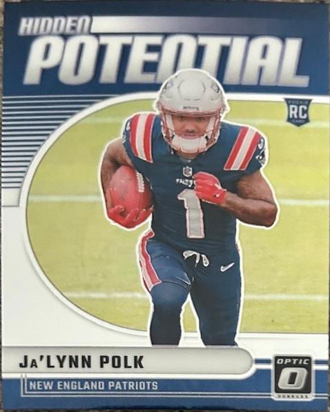 Ja'Lynn Polk #5 Football Cards 2024 Panini Donruss Optic Hidden Potential