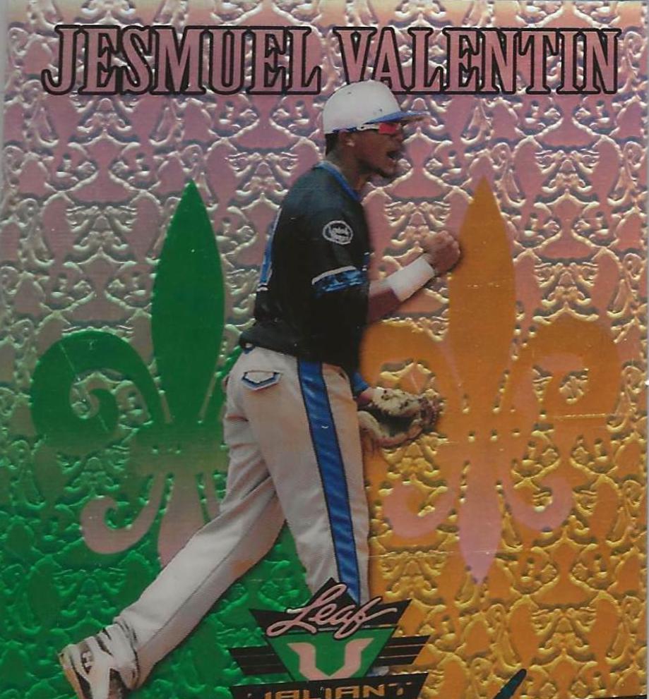 Jesmuel Valentin #VAJV1 2012 Leaf Valiant Baseball