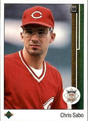 Chris Sabo #663 Baseball Cards 1989 Upper Deck