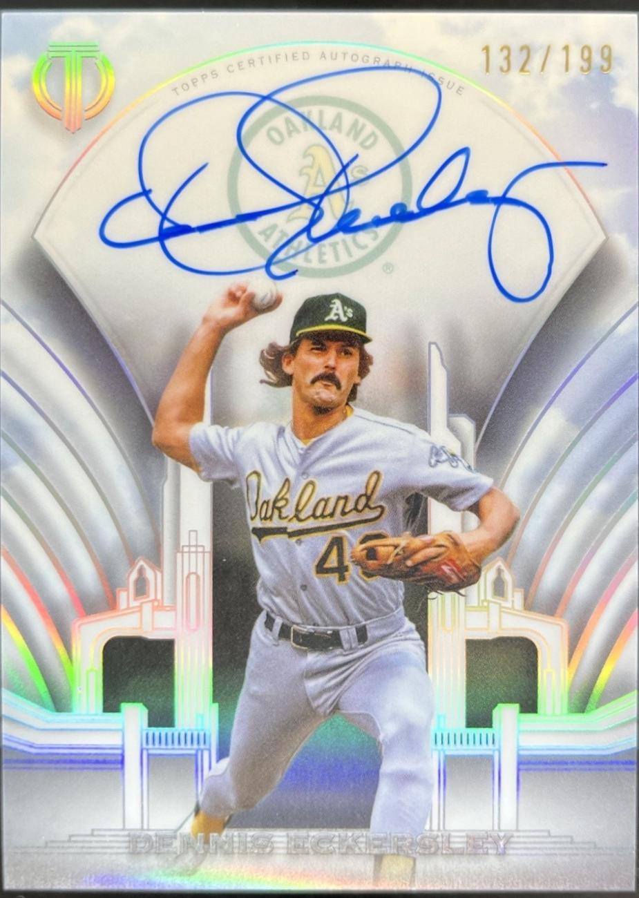 Dennis Eckersley #TCC-DEC 2026 Topps Tribute Baseball Crest Calligraphy