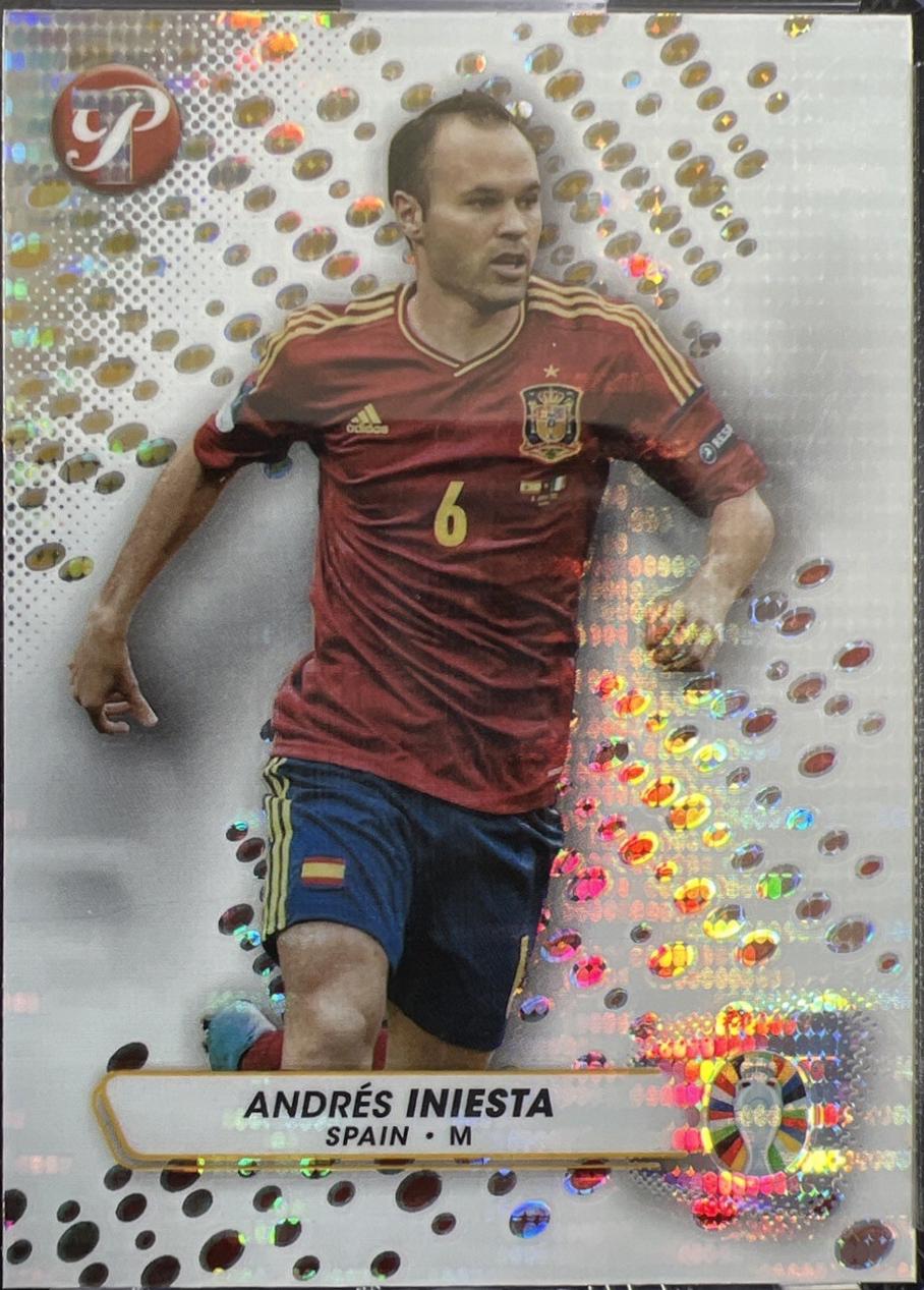 Andres Iniesta #170 2023 Topps Pristine Road To Euro 2024 Soccer