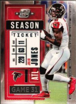 Julio Jones #4 Football Cards 2020 Panini Contenders Optic