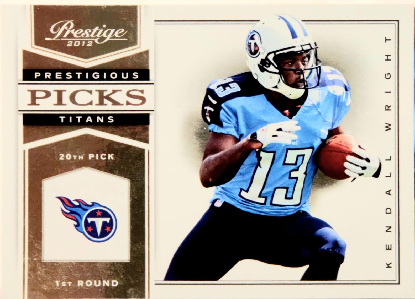 Kendall Wright #7 2012 Panini Prestige Prestigious Picks Football