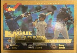 Sammy Sosa, Todd Helton, Barry Bonds