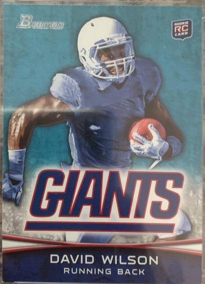 David Wilson #153 2012 Bowman Football