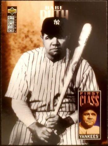 Babe Ruth #500 Baseball Cards 1996 Collector's Choice