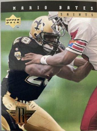 Mario Bates #24 Football Cards 1994 Upper Deck