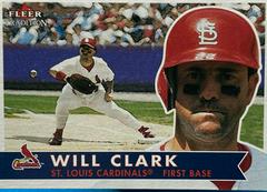 Will Clark #342 Baseball Cards 2001 Fleer Prices