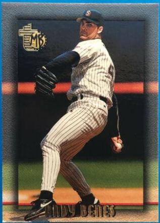 Andy Benes #40 Baseball Cards 1995 Topps Embossed