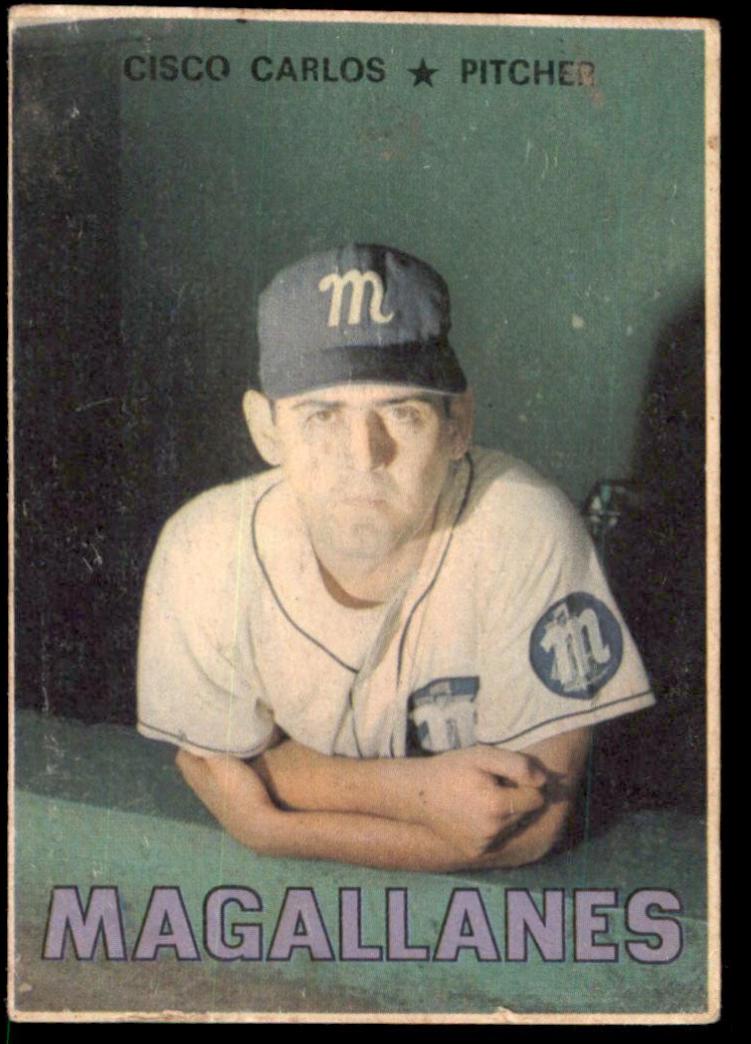 Cisco Carlos #36 Baseball Cards 1967 Venezuela Topps