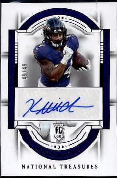 Keaton Mitchell #110 2023 Panini National Treasures Football