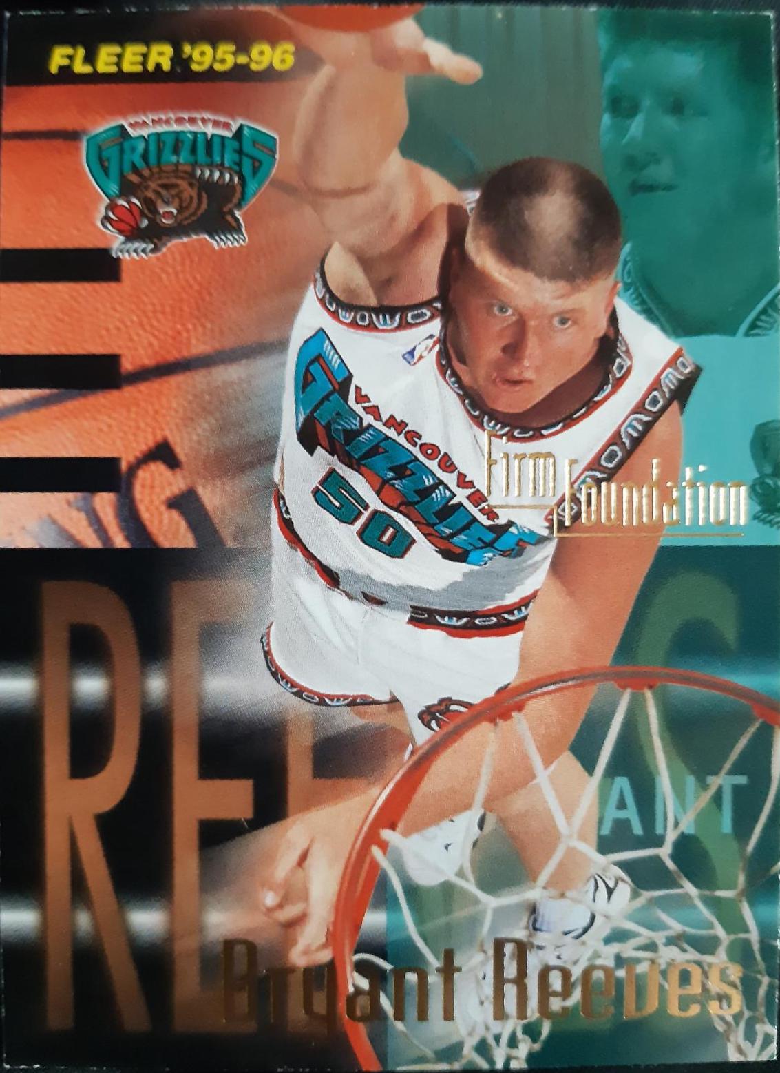 Bryant Reeves #418 Basketball Cards 1995 Fleer