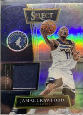 Jamal Crawford #SS-JCF 2021-22 Panini Select Basketball Selective Swatches