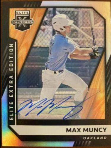 Max Muncy #25 2021 Panini Elite Extra Edition Baseball