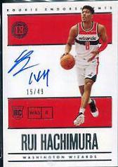 Rui Hachimura #116 2019-20 Panini Encased Basketball