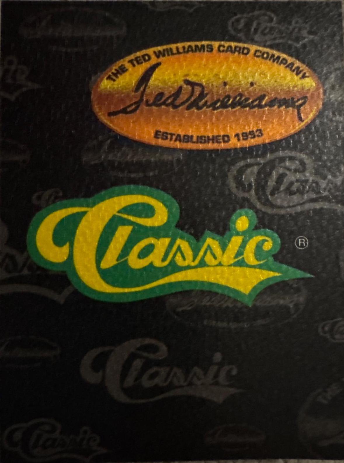 Checklist #CO9 1994 Classic Ted Williams Co Op Basketball
