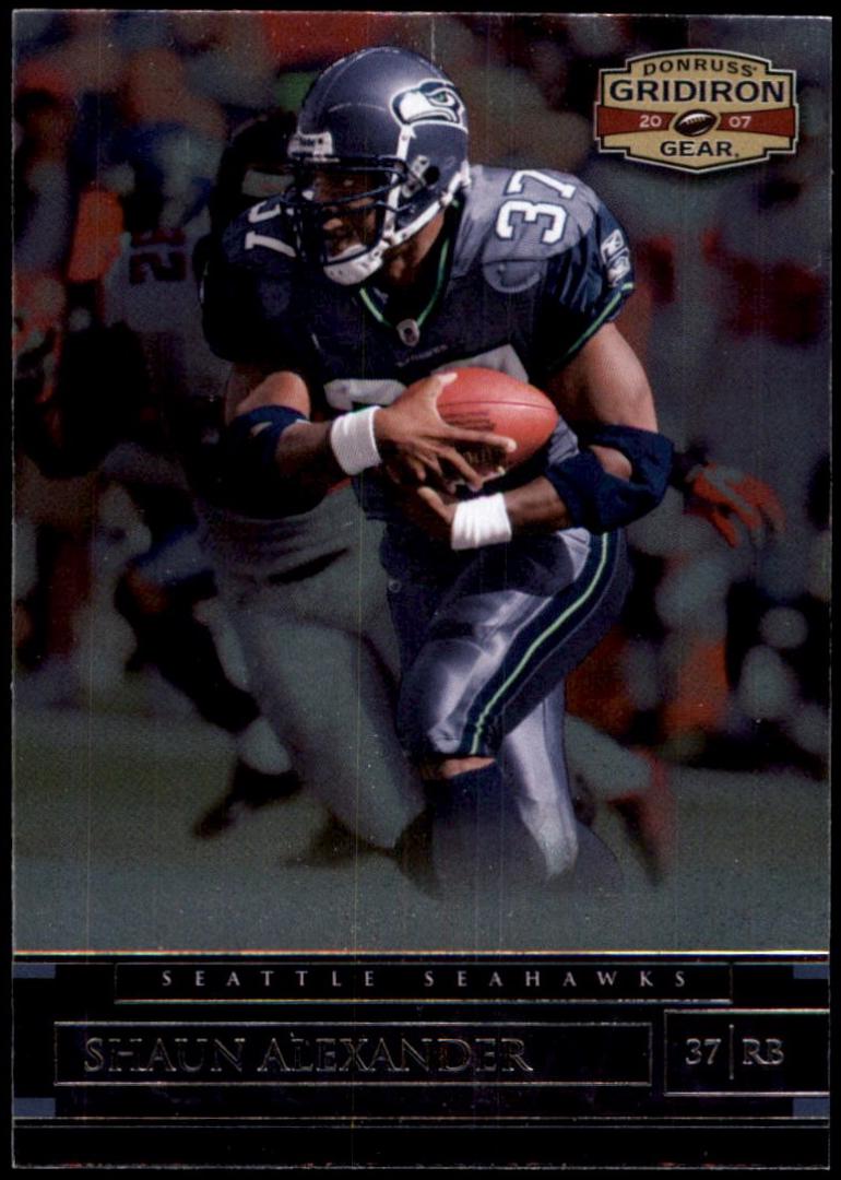 Shaun Alexander #49 2007 Panini Donruss Gridiron Gear Football