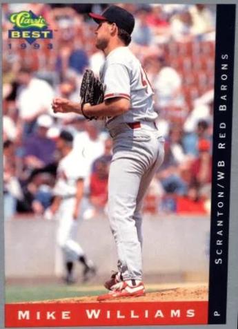 Mike Williams #38 Baseball Cards 1993 Classic Best