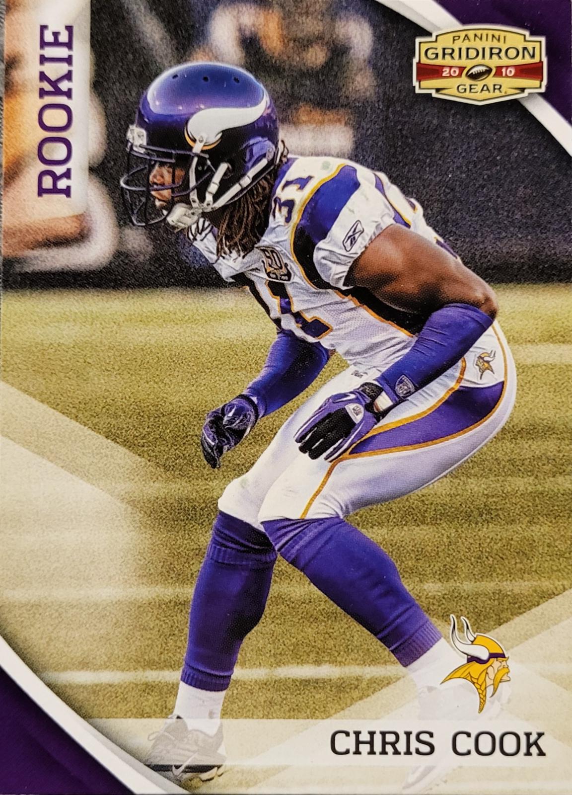 Chris Cook #165 Football Cards 2010 Panini Gridiron Gear