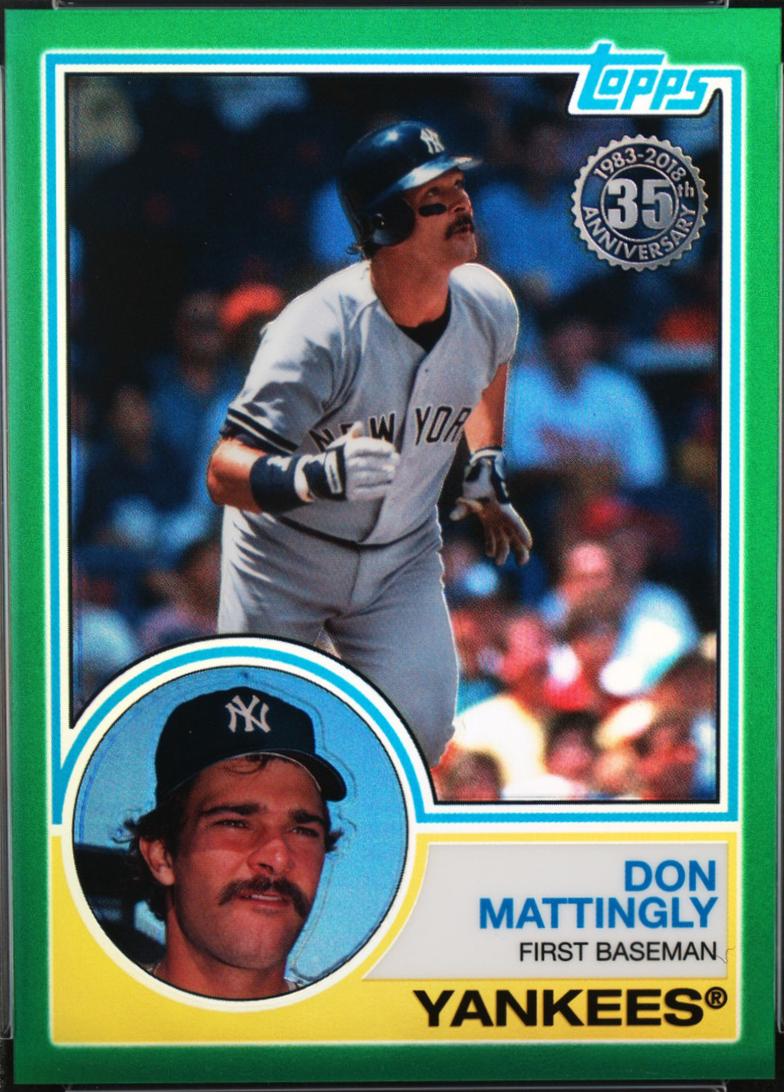 Don Mattingly [Green Refractor] #75